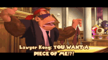 Smg4 Lawyer Kong GIF - Smg4 Lawyer Kong You Want A Piece Of Me GIFs