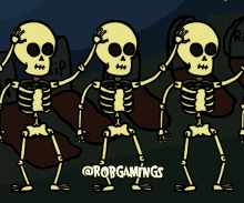 rob gamings skeletons looping skeleton head swap