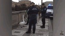 funny police look at us arrest goose