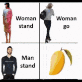 a picture of a woman standing next to a picture of a woman standing next to a picture of a woman going