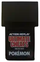 an action replay ultimate cheats for use with pokemon card