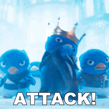Attack Penguin King GIF - Attack Penguin King The Super Mario Bros Movie GIFs