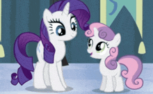 Sweetie Belle And Rarity My Little Pony GIF