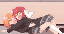 Anime Cuddle GIF - Anime Cuddle Blush GIFs
