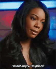 Pissed GIF - Gabrielle Union Im Not Angry Pissed GIFs