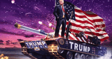 Trump Tank Maga Make America Great Again GIF - Trump Tank Maga Make America Great Again GIFs