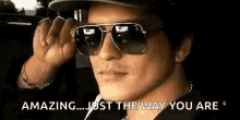 Bruno Mars Handsome GIF - Bruno Mars Handsome Just The Way You Are GIFs