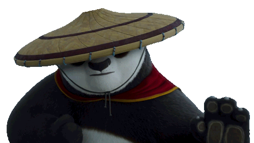 Hello Po Sticker - Hello Po Kung Fu Panda 4 Stickers