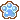 a pixel art illustration of a paw print with bubbles in it .