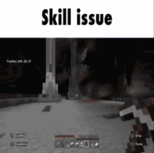 Skill Issue Minecraft GIF - Skill Issue Minecraft Zombie GIFs