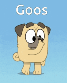 Goos Funny Cartoon Pug GIF - Goos Funny Cartoon Pug GIFs