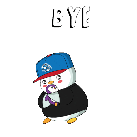 Bye Goodbye Sticker - Bye Goodbye Penguin Stickers