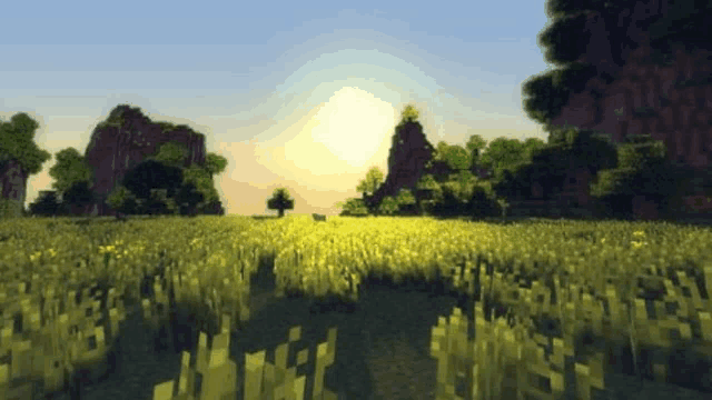 Minecraft Field Background, minecraft , field , background , bg , gaming ,  game , video_game , mojang , animated , hannahjuly , hannahjulyslytherin -  Free animated GIF - PicMix