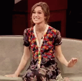 Keira Knightley Happy GIF - Keira Knightley Happy Laughing GIFs