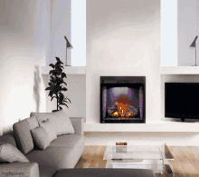 Fireplace In Guelph Air Conditioner Repair GIF