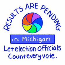 michigan mi results are pending let election officials count every vote count every vote