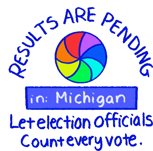 Michigan Mi Sticker - Michigan Mi Results Are Pending Stickers