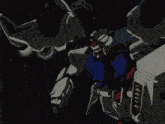 a cartoon drawing of a robot with a red arrow pointing to the right