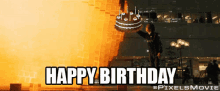 Happy Birthday GIF - Happy Birthday Pixels Pacman GIFs