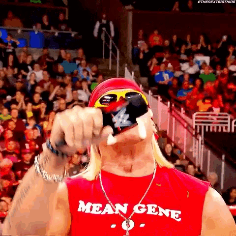 Hulk Hogan Mic Drop GIF - Hulk Hogan Mic Drop Wwe GIFs