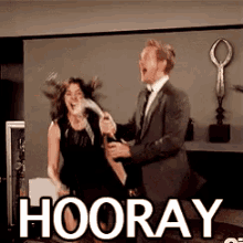 Hooray GIF - Himym How I Met Your Mother Neil Patrick Harris GIFs