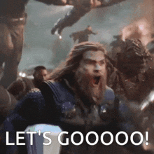 Lets Go Lets Go Marvel GIF - Lets Go Lets Go Marvel Let'S Go Thor GIFs