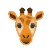 giraffe wiggle ears emoji