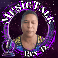 a picture of a man with the name rey d. on the bottom