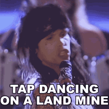 tap dancing on a land mine aerosmith rag doll song dance on a land mine dancing on a land mine