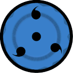 Sharingan Blue Sticker - Sharingan Blue Spin Stickers