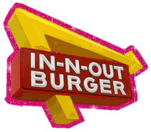 In And Out Burger Glitter GIF