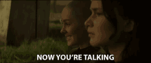 Now Youre Talking Jennifer Lawrence GIF - Now Youre Talking Jennifer Lawrence Jena Malone GIFs