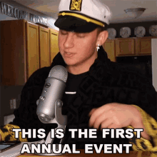 This Is The First Annual Event Conner Bobay GIF - This Is The First Annual Event Conner Bobay This Is Initial Event Of The Year GIFs