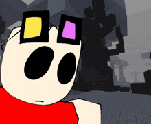 a cartoon drawing of a skeleton wearing sunglasses