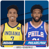 Indiana Pacers Vs. Philadelphia 76ers Pre Game GIF - Nba Basketball Nba 2021 GIFs