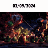 a picture of a cartoon scene with the date 02/09/2024
