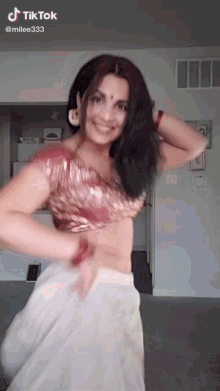 saree blouse saree sareefans aunty dance