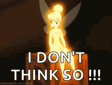 Tinker Bell Nope GIF