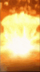 a large explosion with a lot of smoke and fire coming out of it