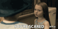 Youre Scared Young Nell GIF - Youre Scared Young Nell The Haunting Of Hill House GIFs