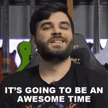 Its Going To Be An Awesome Time Andrew Baena GIF - Its Going To Be An Awesome Time Andrew Baena Itll Be A Great Time GIFs
