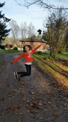 Alicia Jumps For Joy Of Life GIF - Alicia Jumps For Joy Of Life GIFs