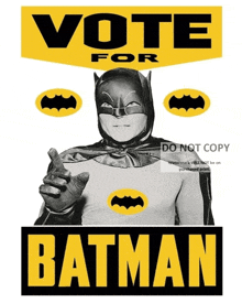Vote For Batman Superherp GIF - Vote For Batman Batman Bat GIFs