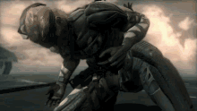 Snake Vs Liquid Metal Gear Solid4 GIF