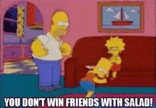 Dontwinfriendswithsalad Simpsons GIF - Dontwinfriendswithsalad Simpsons Homer GIFs