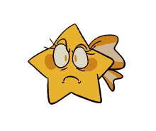 cartoon angry space star mad
