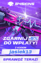 an advertisement for g4skins in a foreign language with a purple background
