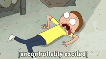 Uncontrollably Excited Drooling GIF - Uncontrollably Excited Drooling Rick And Morty GIFs