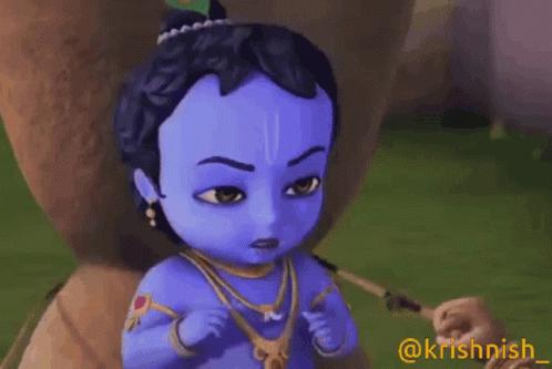 Little Krishna GIF - Little Krishna - Discover & Share GIFs