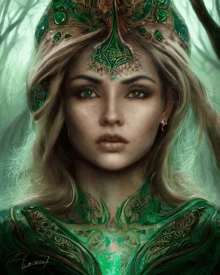 Fantasy Woman Caryanne GIF - Fantasy Woman Caryanne Emerald Queen GIFs